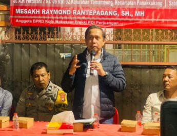 Mesakh Raymond Rantepadang Serap Aspirasi Drainase dan Persampahan di Tamamaung Kota Makassar