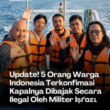 Pasukan Israel Tangkap Lima WNI dalam Misi Bantuan ke Gaza, Kemlu RI Tuntut Pembebasan Segera
