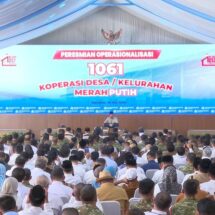 Peresmian 1.061 Koperasi Desa/Kelurahan Merah Putih oleh Prabowo Subianto
