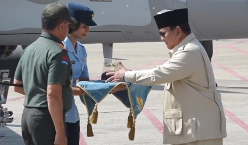 Presiden Prabowo Serah Terima Alutsista Baru di Halim