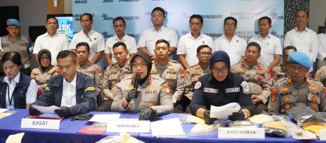 Polres Metro Bekasi Amankan 25 Tersangka Curanmor dan Pencurian Rumah Kosong