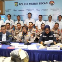 Polres Metro Bekasi Amankan 25 Tersangka Curanmor dan Pencurian Rumah Kosong