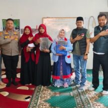 Polresta Deli Serdang Apresiasi Guru Tahfidz Ar-Rahmah atas Keberanian Melawan Narkoba, Rabu (13/05/26). Foto: Adi
