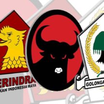 Foto Partai Politik Pemenang Pemilu 2024