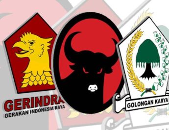 Foto Partai Politik Pemenang Pemilu 2024