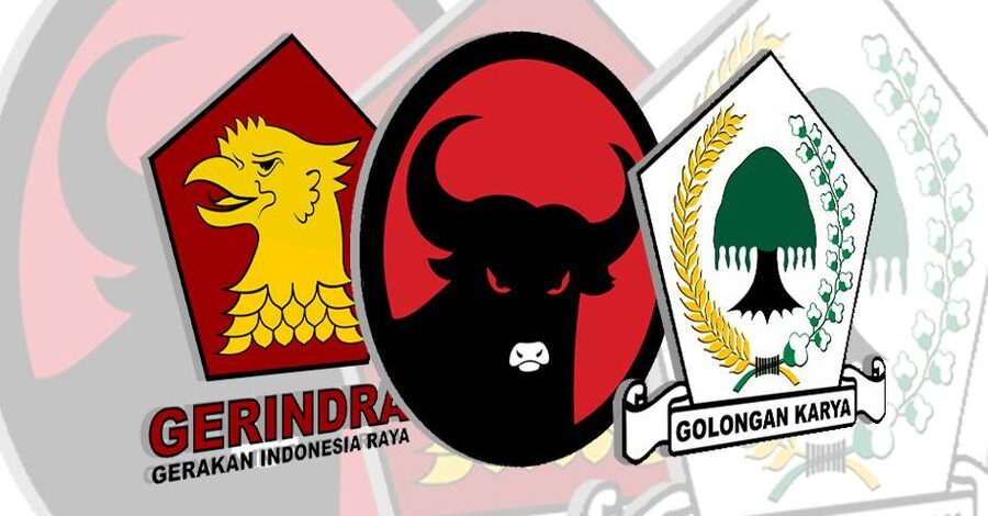 Foto Partai Politik Pemenang Pemilu 2024