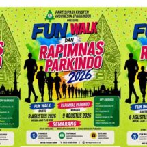 DPP Parkindo akan Gelar FUN WALK dan Rapimnas 2026 di Kota Semarang