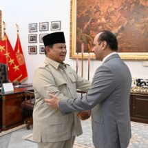 Presiden Prabowo Terima Kunjungan Wakil Perdana Menteri Qatar, Sheikh Saoud