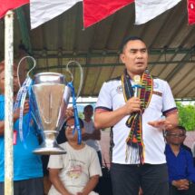 Yono Jehanu jadi Donatur Tunggal, Wujudkan Lapangan Sepak Bola Paroki Waning yang Layak  
