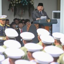 Foto Presiden Prabowo Pimpin Upacara Hari Lahir Pancasila di Jakarta