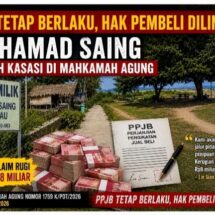 Lie Sian Klaim Rugi Rp8 Miliar, Sengketa Jual Beli Tanah di Desa Gorontalo Berakhir, Muhamad Saing Kalah Kasasi di Mahkamah Agung