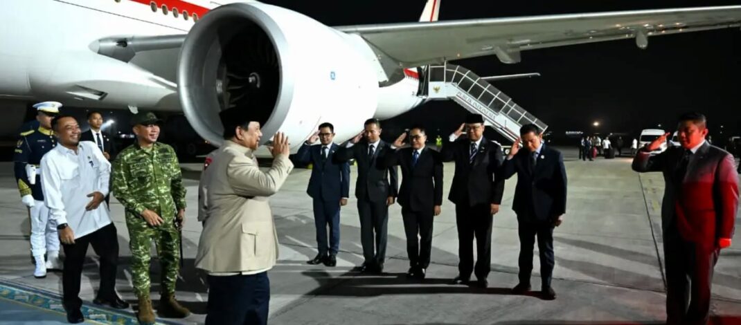 Presiden Prabowo Tiba di Tanah Air Usai Tuntaskan Agenda di Vladivostok