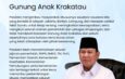 Himbauan Presiden Prabowo Terkait Aktivitas Gunung Anak Krakatau