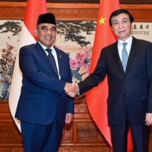 Bertemu Wang Huning di Beijing, Ahmad Muzani Tegaskan Dukungan MPR terhadap One China Policy