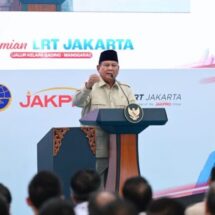 Presiden Prabowo Resmikan LRT Kelapa Gading–Manggarai, Perkuat Transportasi Terpadu Jakarta