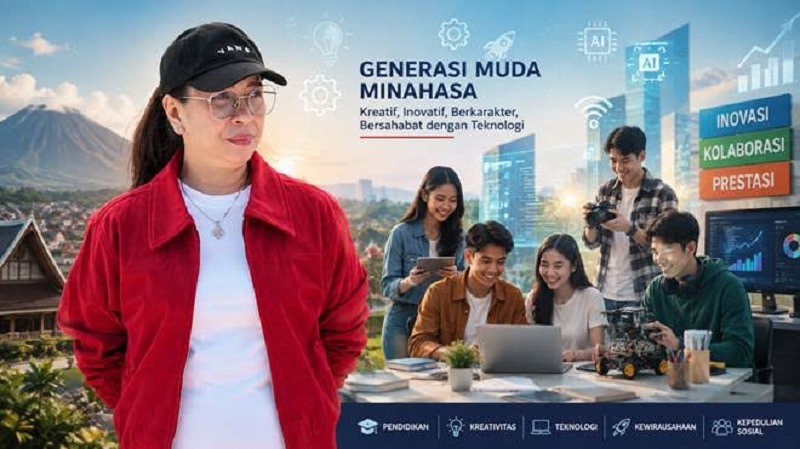 Vanda Sarundajang: Generasi Muda Minahasa Harus Mampu Bersahabat dengan Teknologi