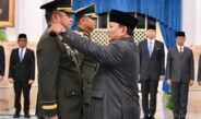 Presiden Prabowo Lantik Maruli Simanjuntak sebagai Wakil Panglima TNI dan Kepala Badan Pengelola Perbatasan