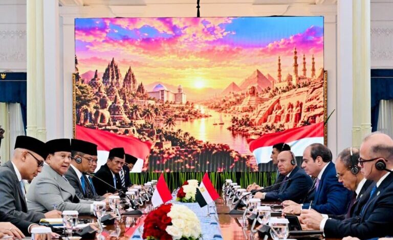 Presiden Prabowo Tegaskan Komitmen Perkuat Hubungan Bilateral Indonesia-Mesir