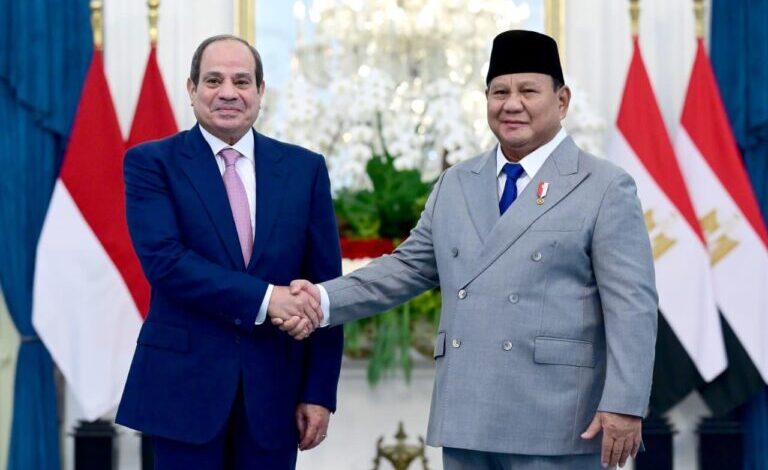 Presiden Prabowo dan Presiden El-Sisi Perkuat Hubungan Indonesia-Mesir Lewat Empat Kesepakatan