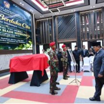 Presiden Prabowo Beri Penghormatan Terakhir kepada Almarhum Subagyo H. S. di Mabesad